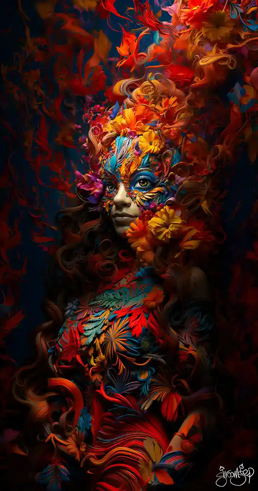 Shroomstep Art - A Flower Nymph
