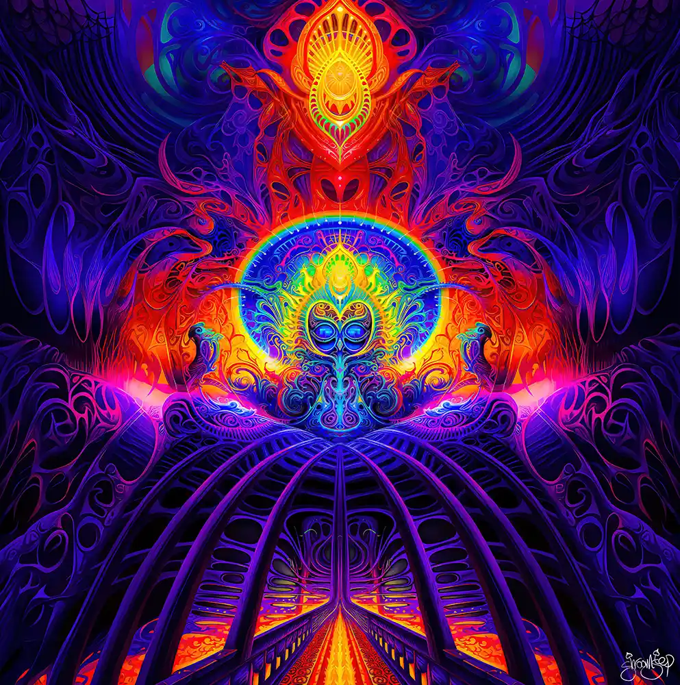 Shroomstep Art - The Great Aum