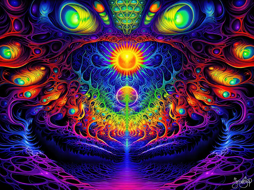 Shroomstep Art - The Holographic Universe