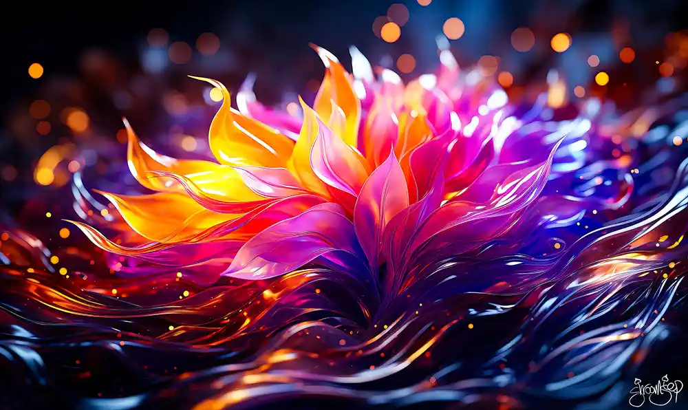 Shroomstep Art - Psychedelic Lily