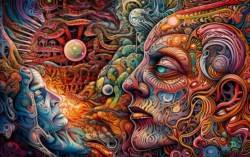Shroomstep Art - Sungazing With Magic Mushrooms