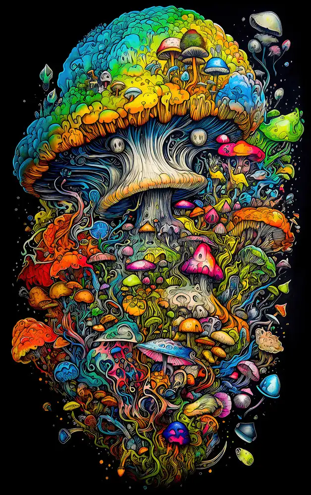 Shroomstep Art - Psychedelic Mushroom Art 2