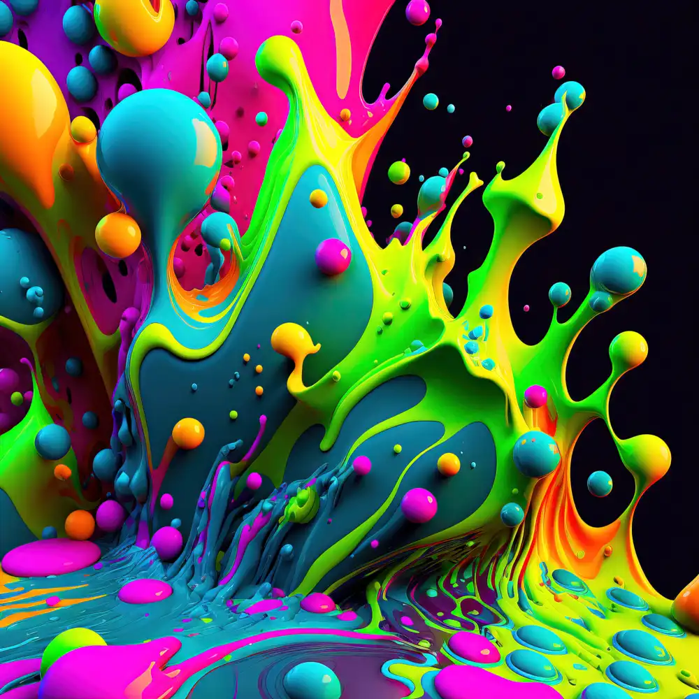 Shroomstep Art - Psychedelic Splash #4
